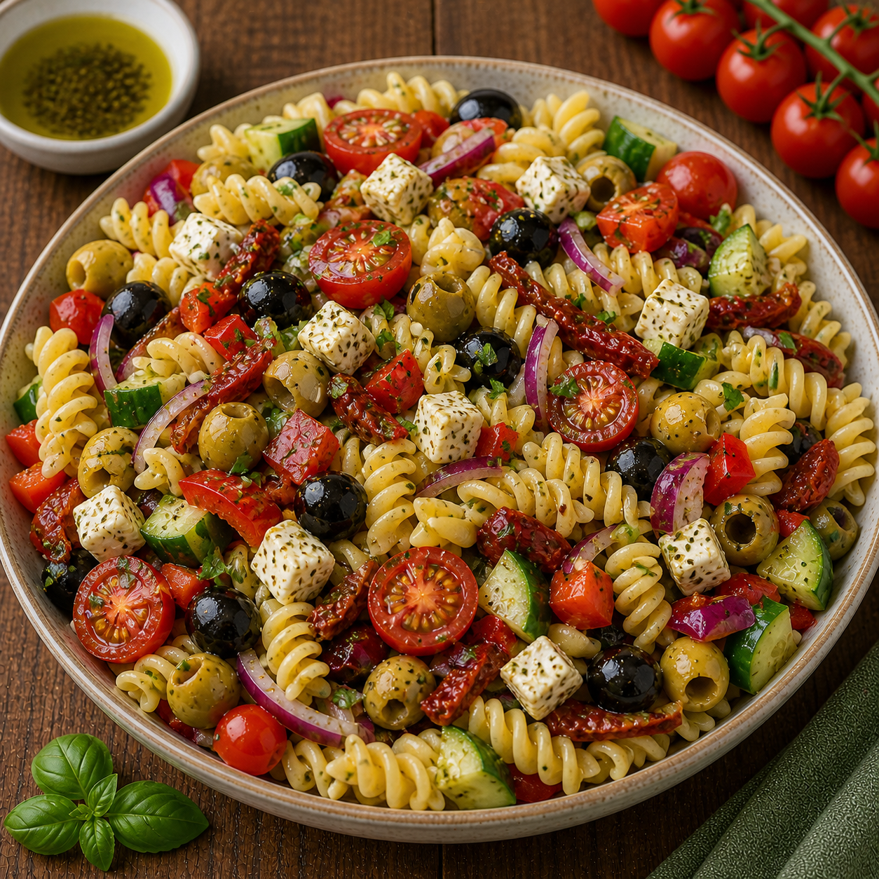 Nudelsalat Mediterran